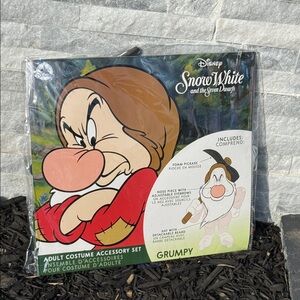 Disney Snow White Grumpy Costume Set - Red and Brown